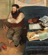 Edgar Degas Diego Martelli Sweden oil painting artist